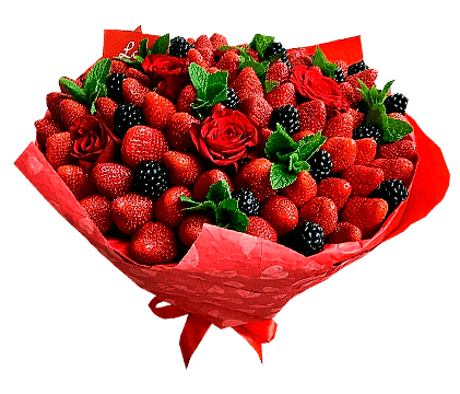 Композиции с клубникой