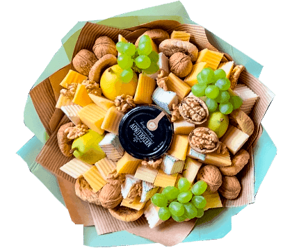 Букеты из сыра